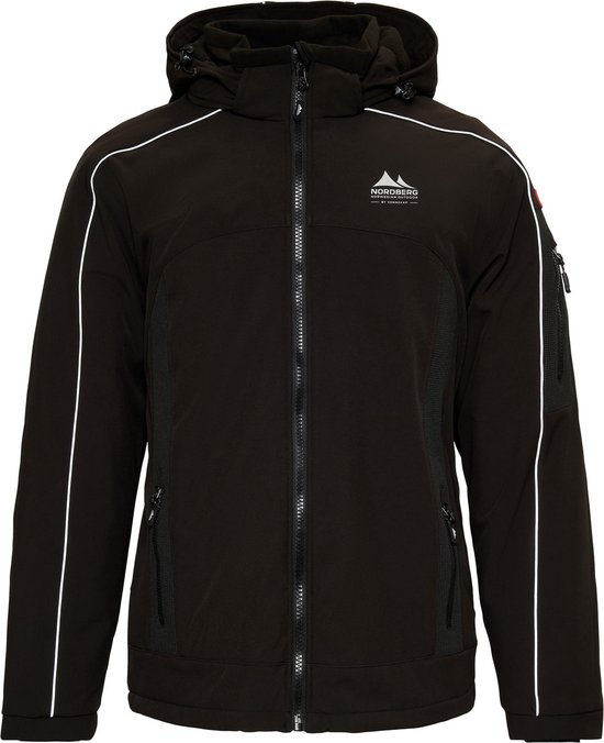 Kamizelka robocza OLE softshell Nordberg zimowa czarna X-Large