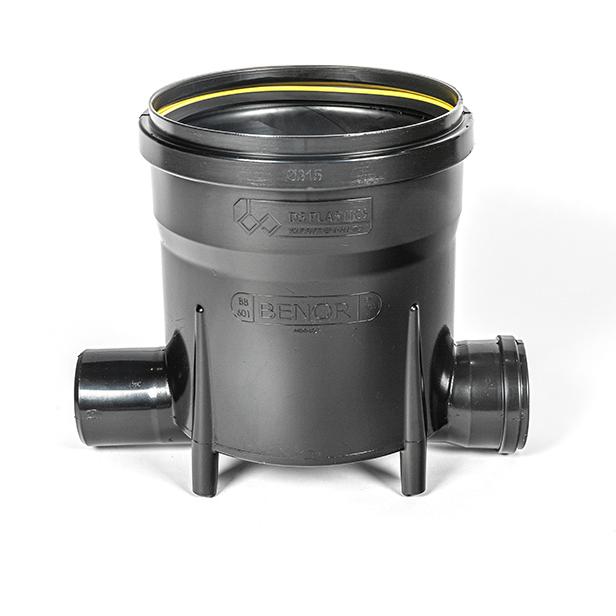 PE-Schacht Ø 315 2x110 mit Kragen 