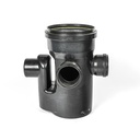 PE pit dia 250 3x110 1x110 siphon with collar