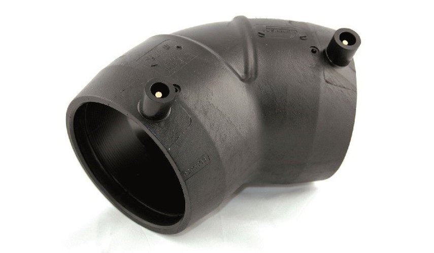 PE-Druck-Elektroschweißbogen Ø 75mm 45° SDR11 PN16