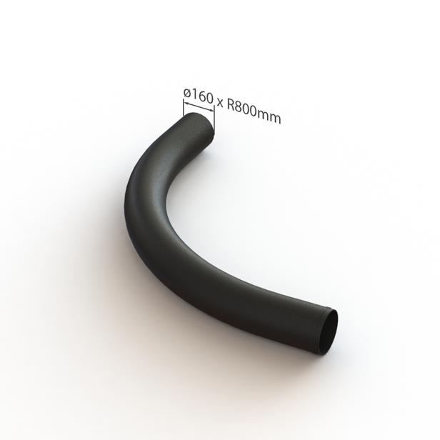 Radius bend dia 160x3.2 (32pcs/pallet)