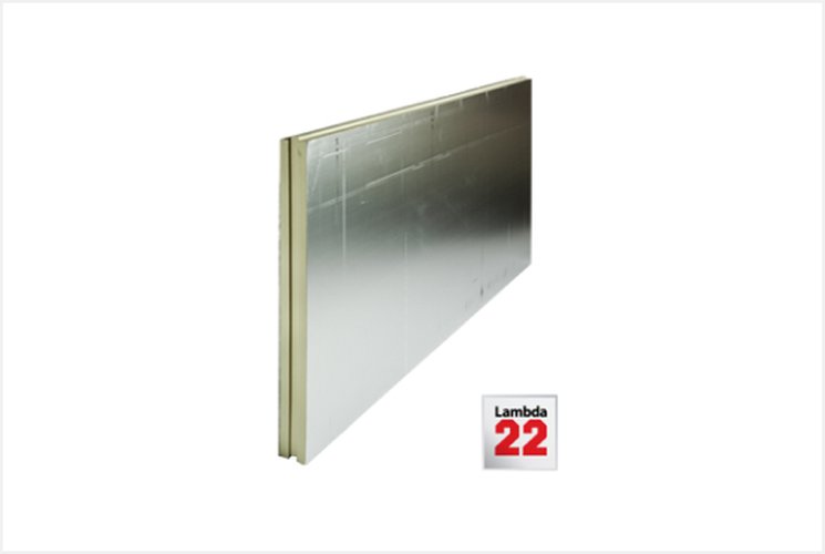 PIR 13.2cm Iko Enertherm ALU NF TG 2.40x1.20 (5.76m²/pack) R=6.00