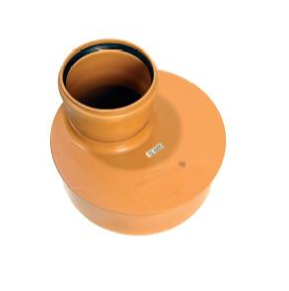 PVC reducer 315/160 red brown benor SN4