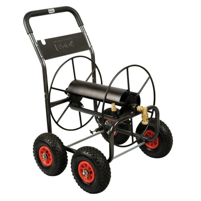 Schlauchwagen polet 4 Radkappe. 110m 3/4" , 150m 1/2" , 130m 5/8" , 60m 1"