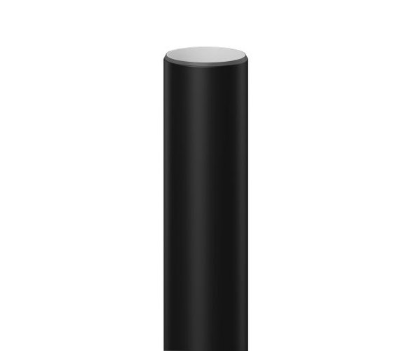 PP buis sanitair dia 110 glad zwart l=5m (215m/pal)
