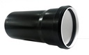 PP pipe sanitary dia 50x1,8 puffed black l=3m