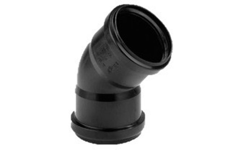 Coude sanitaire PP dia 40 45° 2xM