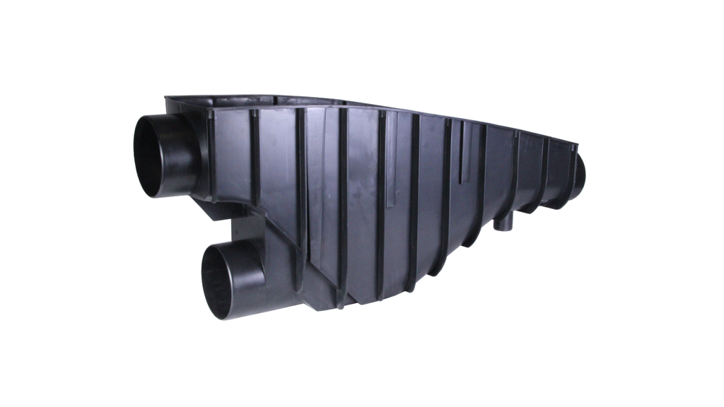 PP Naprzemienny filtr skokowy 160 mm z odpieniaczem (typ S 1)