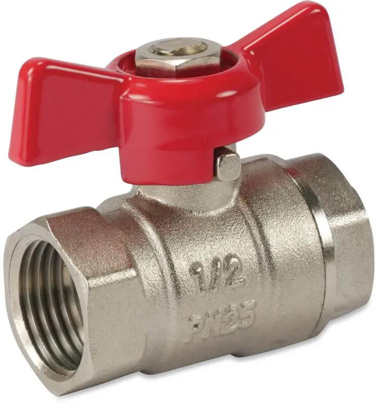 Robinet à boisseau sphérique 1/2" avec purge