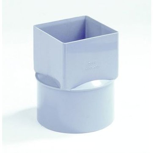 PVC verloopstuk 103/100 rond vierkant