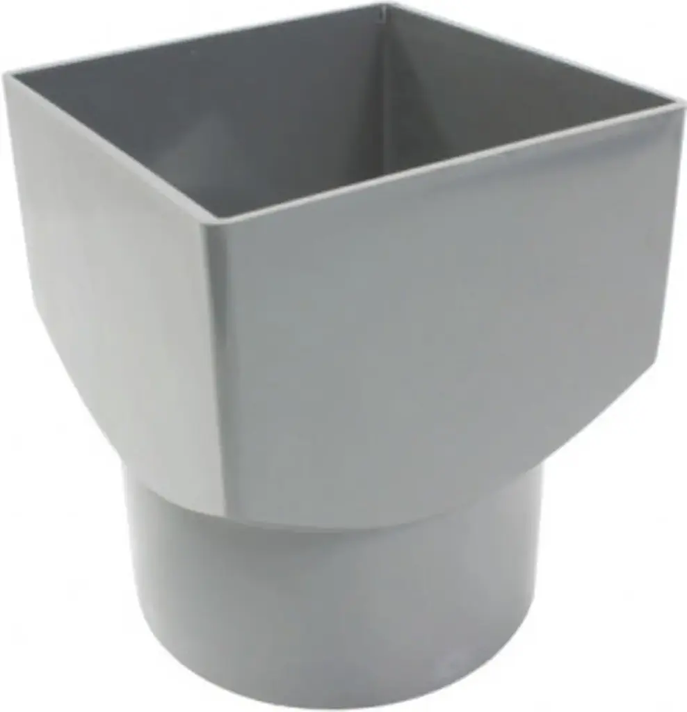 Reduktor PVC 100/100 kwadratowy okrągły