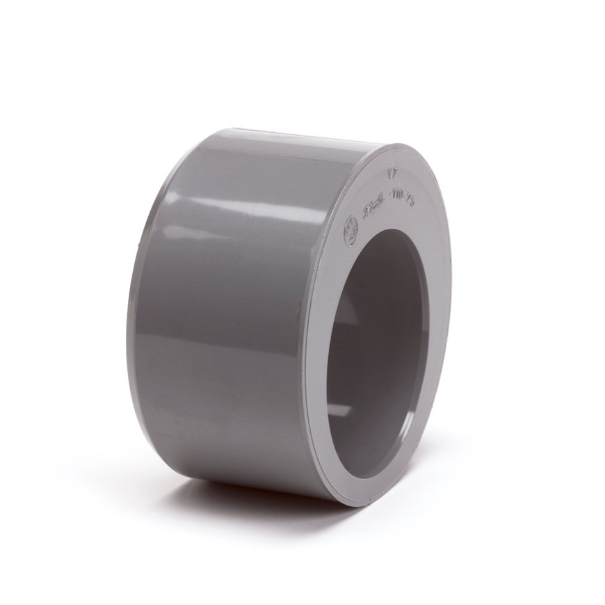 PVC-Reduzierstück 125/75 grau