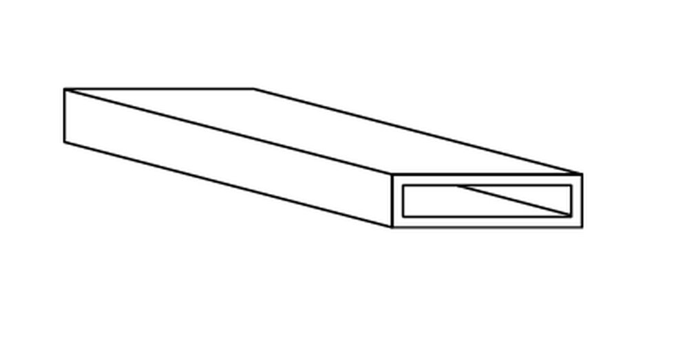 Alu row lath 80x40 heavy d=4mm