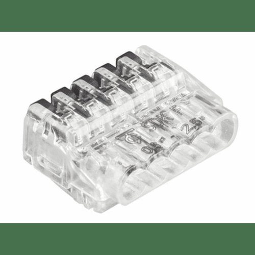 Universele aansluitklem 0.2-2.5mm² 3 polig transp.