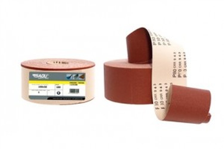 Schuurp 115mmx50m - K0100 - bruin papier 