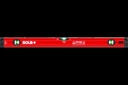 Waterpas sola aluminium RED 3 80 