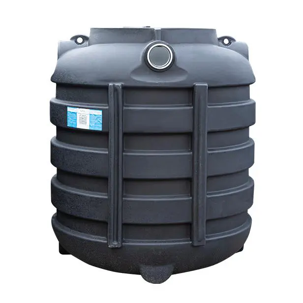 Zbiornik na szambo/wodę deszczową 1000 L TH budget czarny (120x104xH135) owalny 40 kg