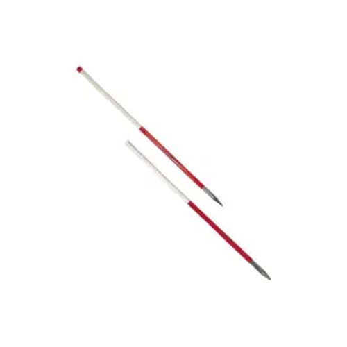 Laser spindel 2m16 2-delig rood/wit   jalon