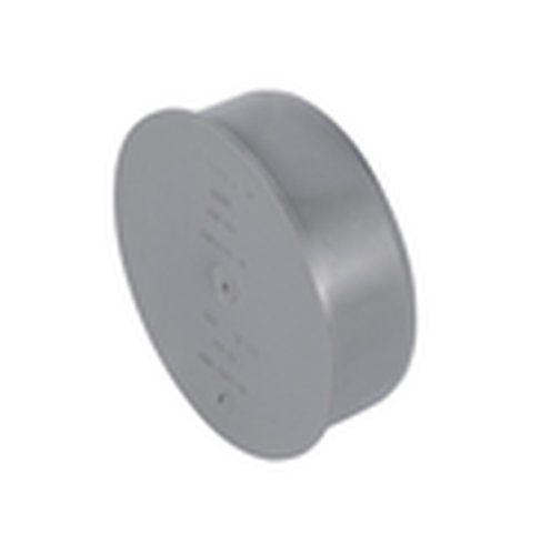 PVC stop riool dia 400 grijs 