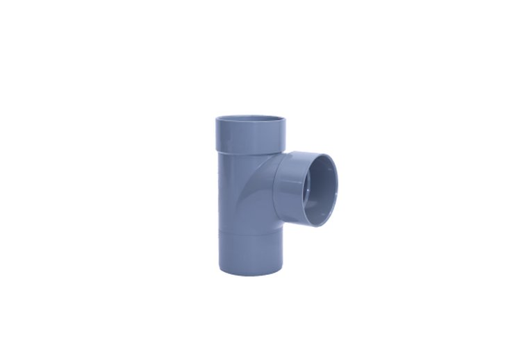 PVC T-stuk dia 90 87° 2xMSp