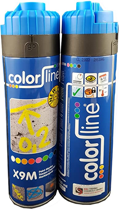 Markeerspray 500 ml Blauw 