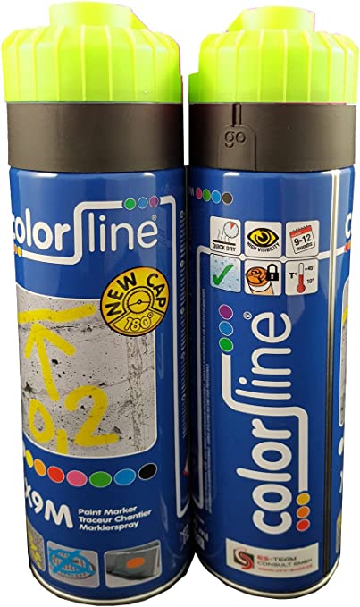 Spray de marquage 500 ml Jaune