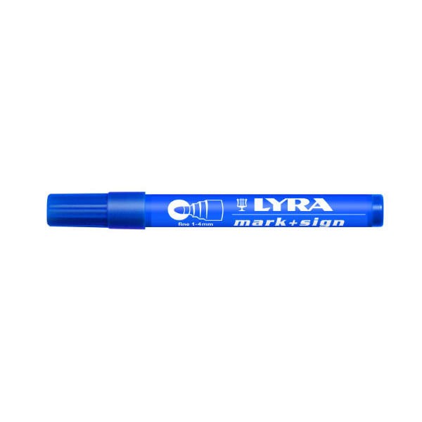 Alchoholstift lyra 1-4mm blauw  