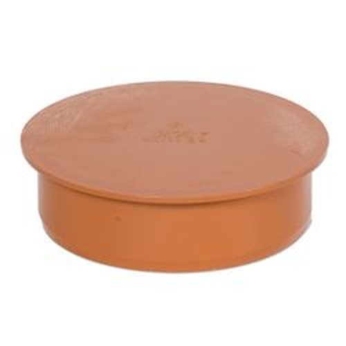 PVC-Stopfen Kanalisation Ø 315 rot braun