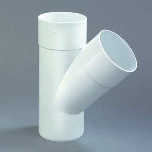 Trójnik PVC śr. 100 45° jasnoszary