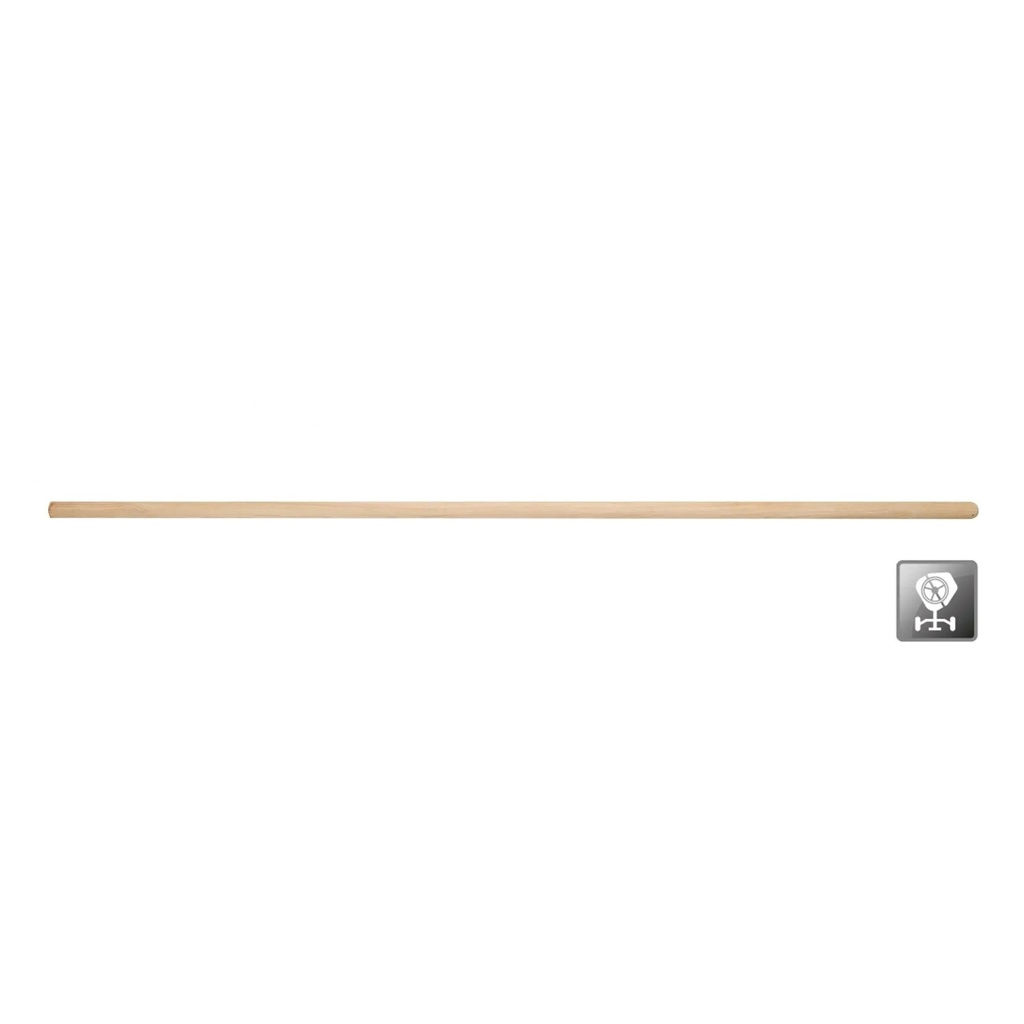 Manche de brosse 1m70 x 32 mm es laqué droit