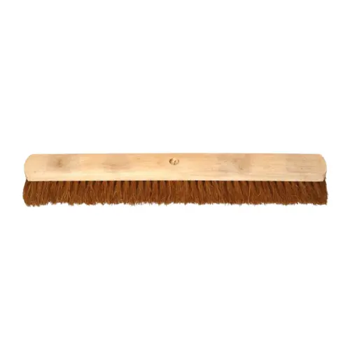 Borstel cocoveger plat 80 cm ongelakt zwaar model  