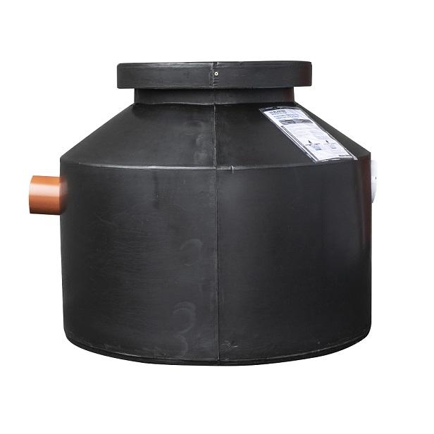 Separator tłuszczu 200 litrów (śr. 87 x wys. 72) 18 kg 2 l/s 30 złączek