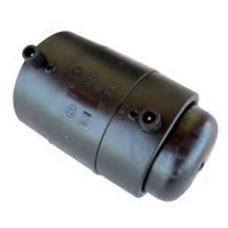 PE druk electrolas eindkap dia 140mm SDR11 PN16