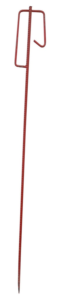 Metalens stang voor afbakeningsnet 1250x13mm