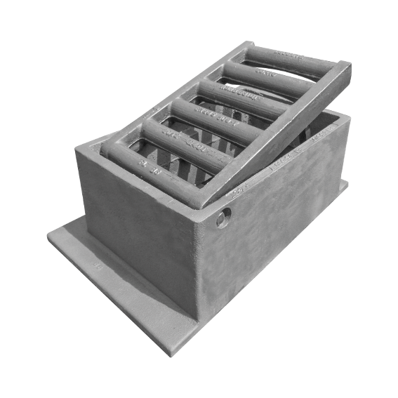 Żeliwna dysza kanalizacyjna B6 D400 - VO=505x305mm H=240mm COPRO