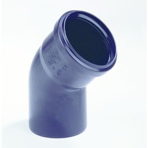 PP plumbing bend dia 32 45° Msp Black