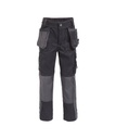 Work pants Dassy Seattle kids black/cement gray