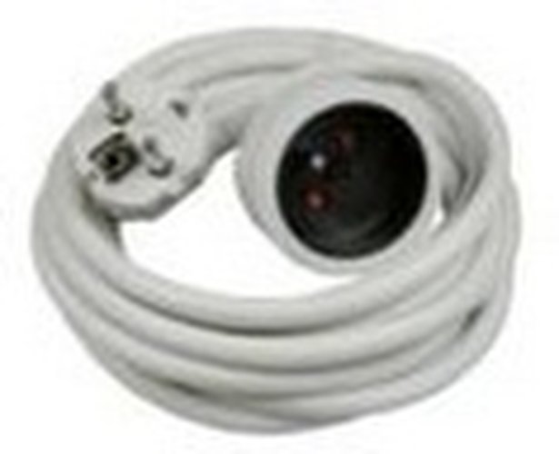 Verlengsnoer 3 meter x 1.5mm wit 