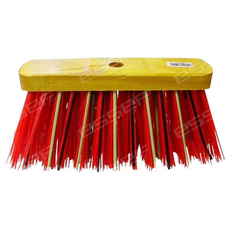 Balai de rue rouge pvc