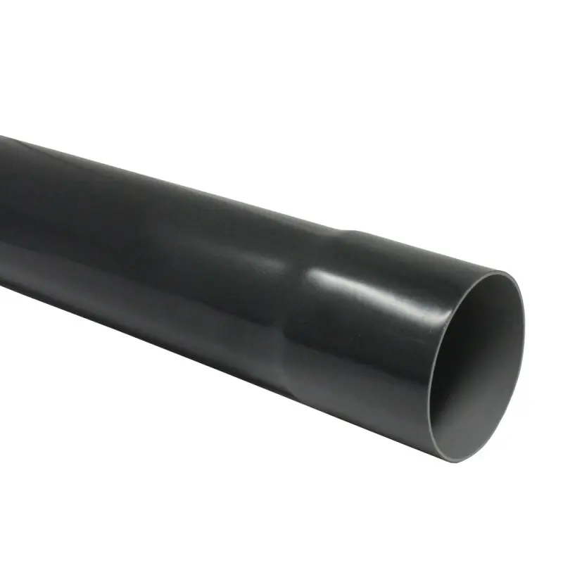 Rura PVC do wody deszczowej 80x1,5mm antracyt l=3m