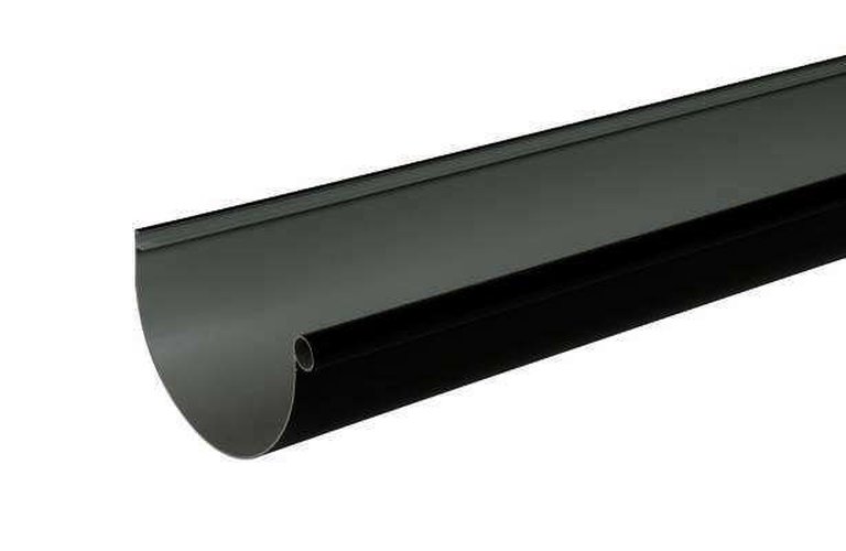 Gutter LG-25 - black - length 4m