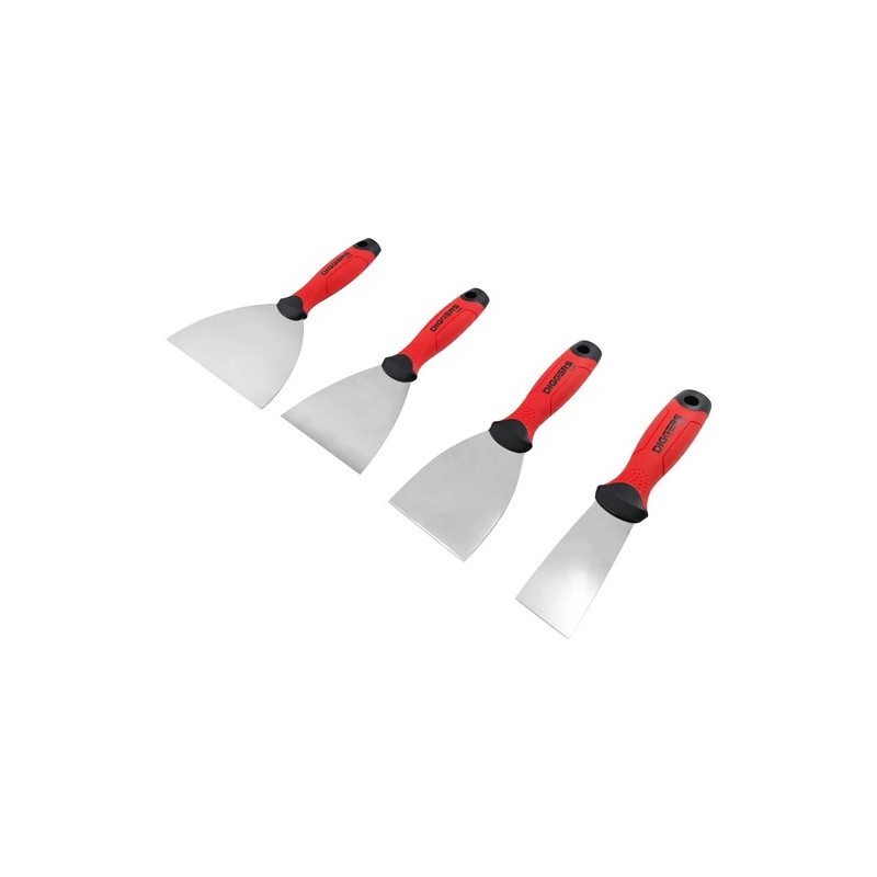 Lot de 4 spatules Diggers