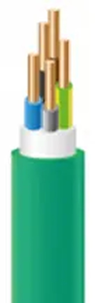 Câble XGB 5G1.5 vert ignifugé (100 m)
