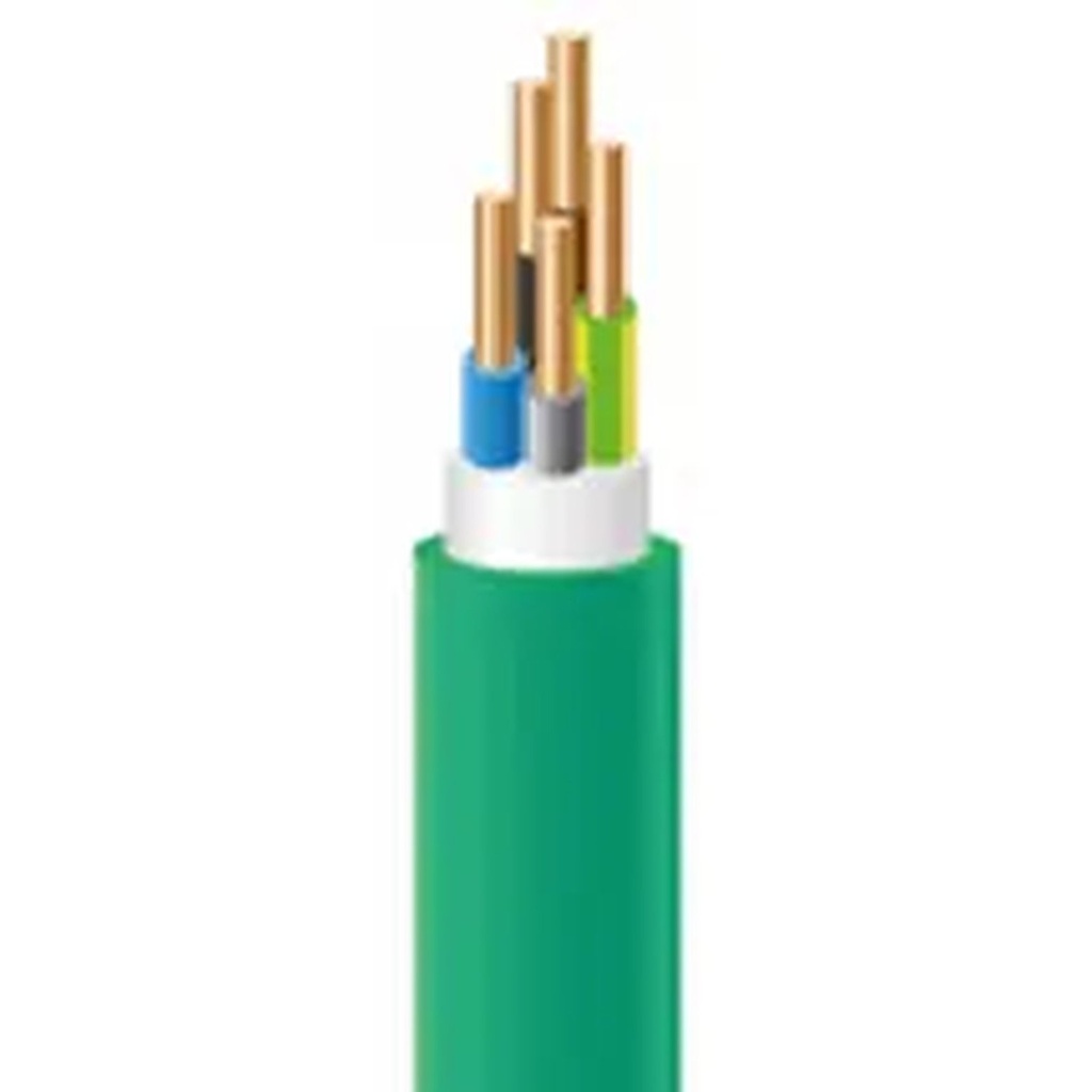 Kabel XGB 5G1.5 groen brandvrij (100 m) 