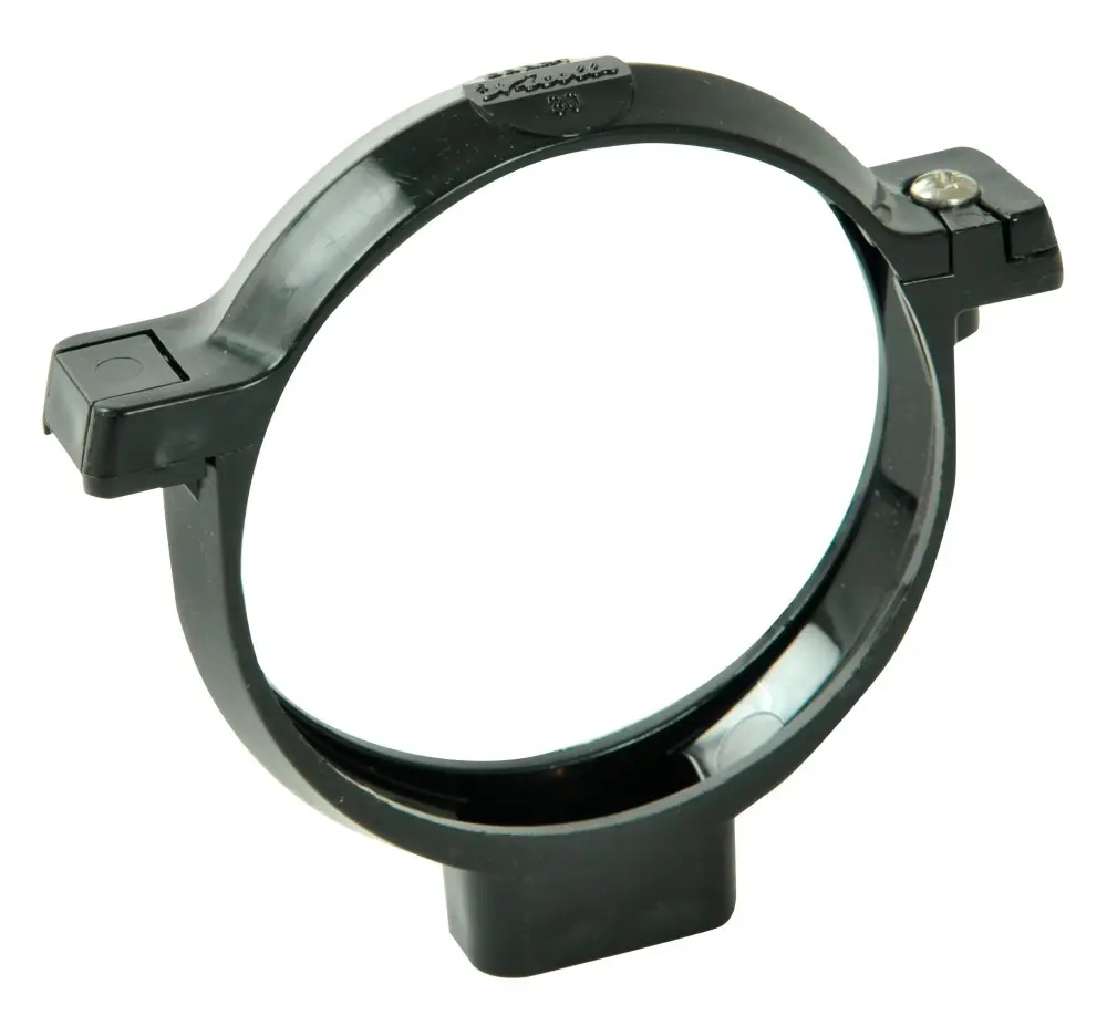 Hinge bracket 7x100 80 mm LG25 black