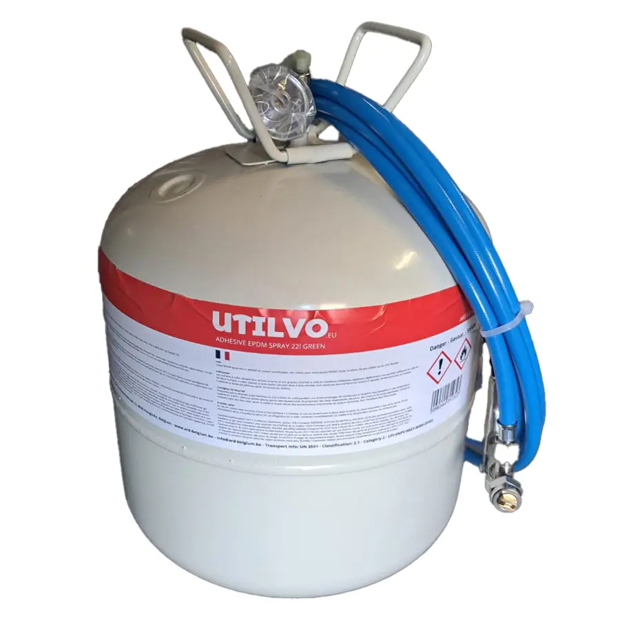 Spray adhesive for EPDM 22.1 l green barrel (set: barrel+hose+gun+cleaner)