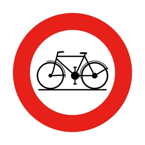 Panneau de signalisation C 11 diam 700