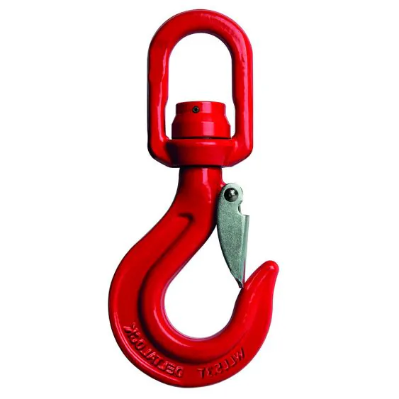 Swivel hook with valve and bearing 8T