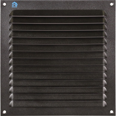Renson 436 Alu rooster zwart RAL 436 20x20 zonder gaas   