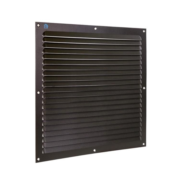 Renson 436 Alu rooster zwart 30x30 zonder gaas   